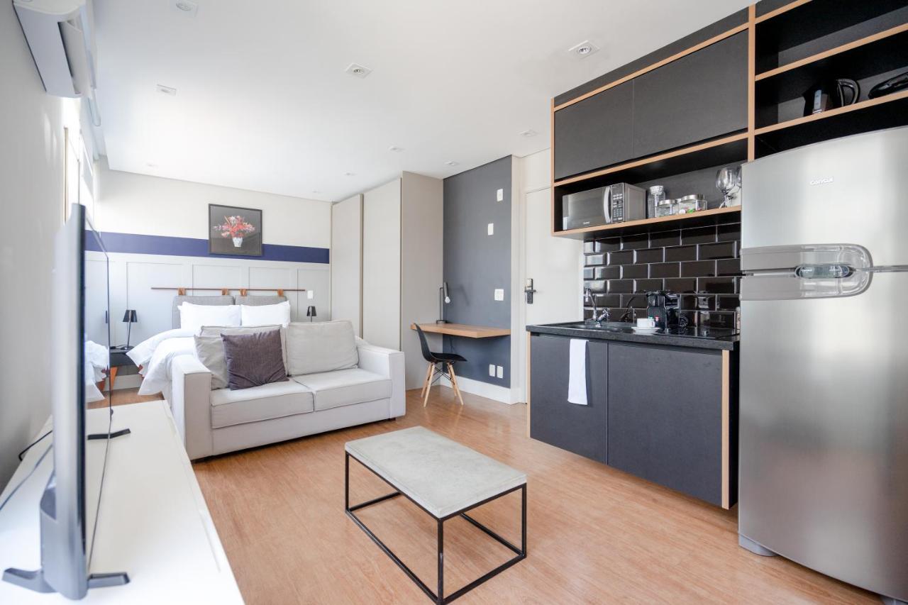 Ap Com Academia, Piscina E Sauna No Predio, Proximo A Faria Lima - Vila Olimpia Apartment Сао Паоло Екстериор снимка