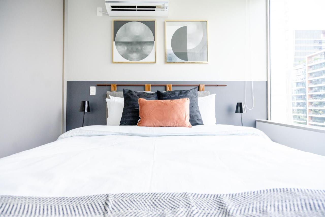 Ap Com Academia, Piscina E Sauna No Predio, Proximo A Faria Lima - Vila Olimpia Apartment Сао Паоло Екстериор снимка