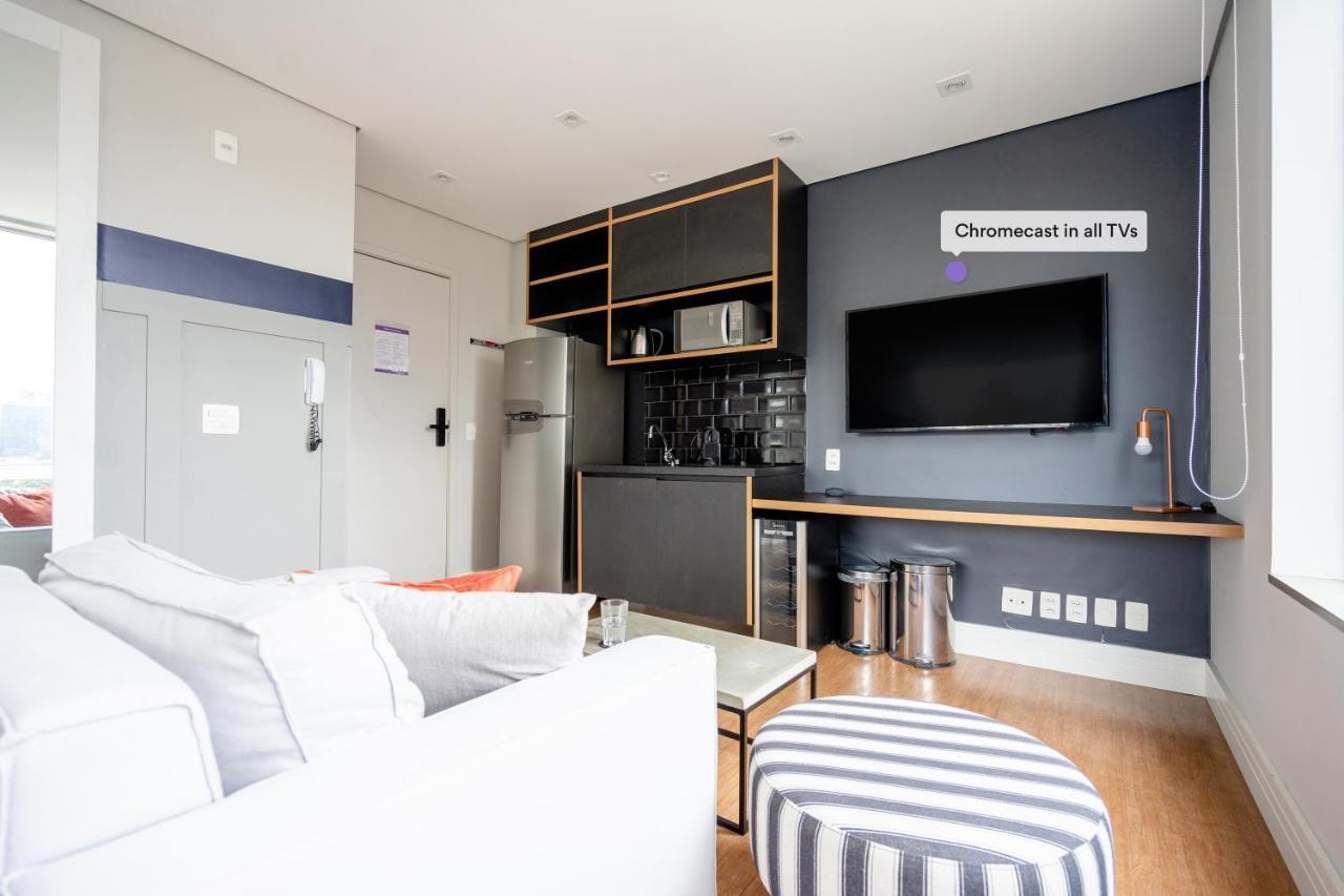 Ap Com Academia, Piscina E Sauna No Predio, Proximo A Faria Lima - Vila Olimpia Apartment Сао Паоло Екстериор снимка