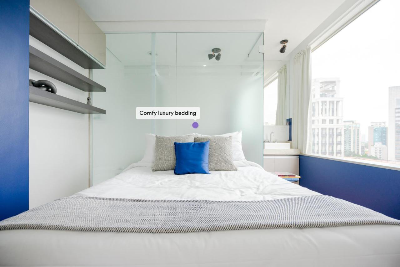 Ap Com Academia, Piscina E Sauna No Predio, Proximo A Faria Lima - Vila Olimpia Apartment Сао Паоло Екстериор снимка