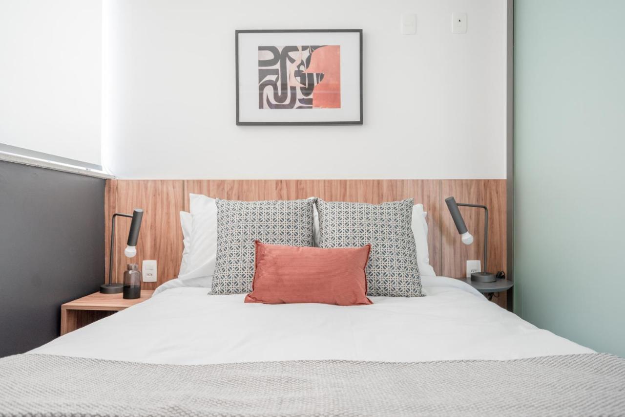 Ap Com Academia, Piscina E Sauna No Predio, Proximo A Faria Lima - Vila Olimpia Apartment Сао Паоло Екстериор снимка