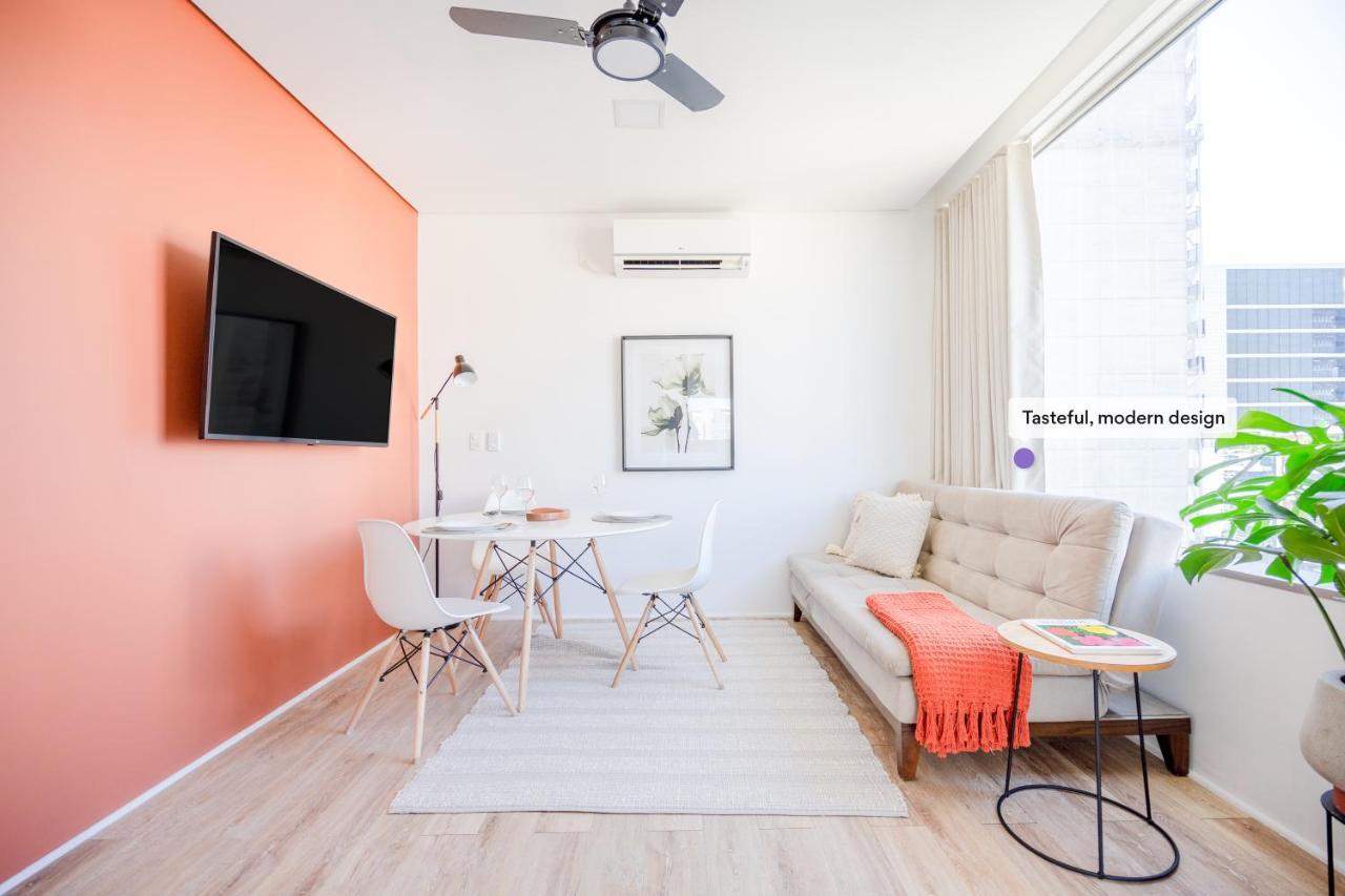 Ap Com Academia, Piscina E Sauna No Predio, Proximo A Faria Lima - Vila Olimpia Apartment Сао Паоло Екстериор снимка