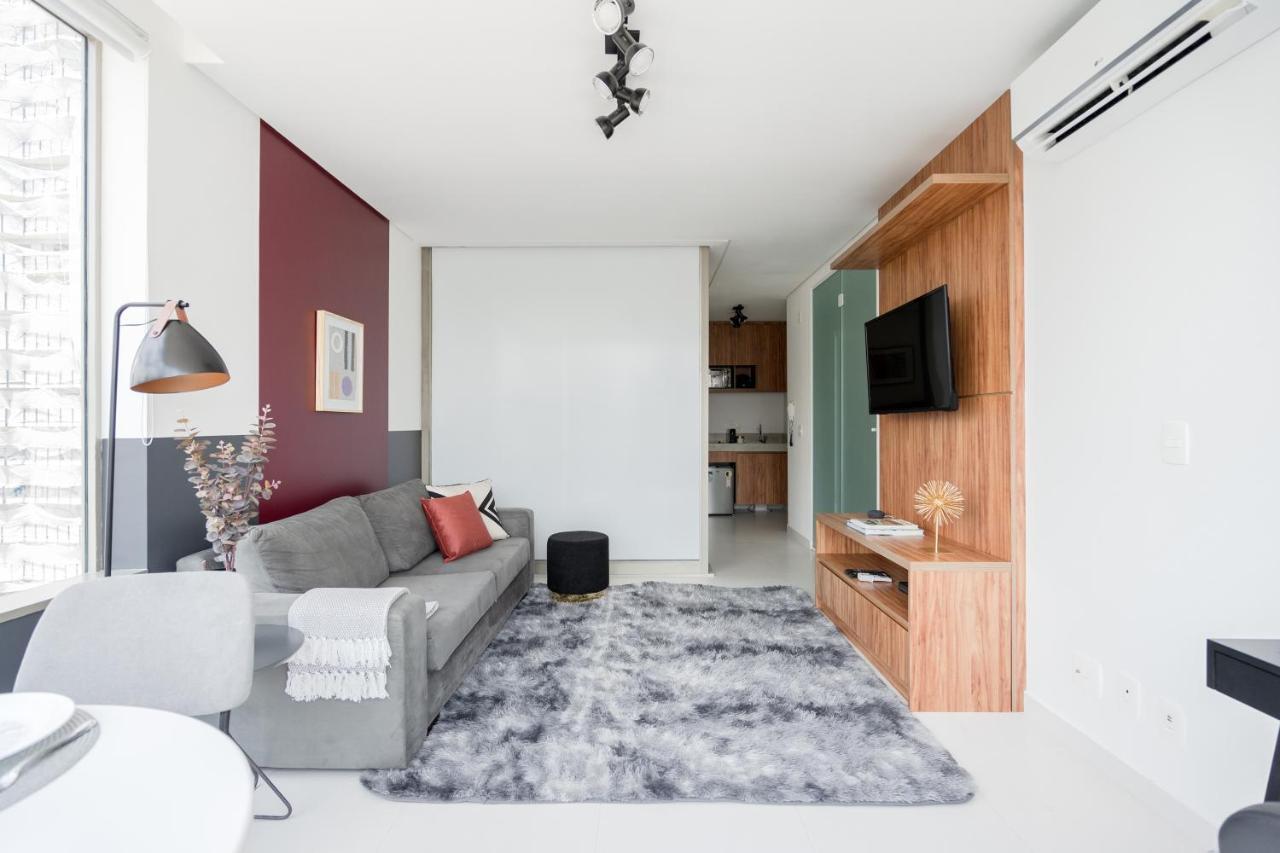 Ap Com Academia, Piscina E Sauna No Predio, Proximo A Faria Lima - Vila Olimpia Apartment Сао Паоло Екстериор снимка