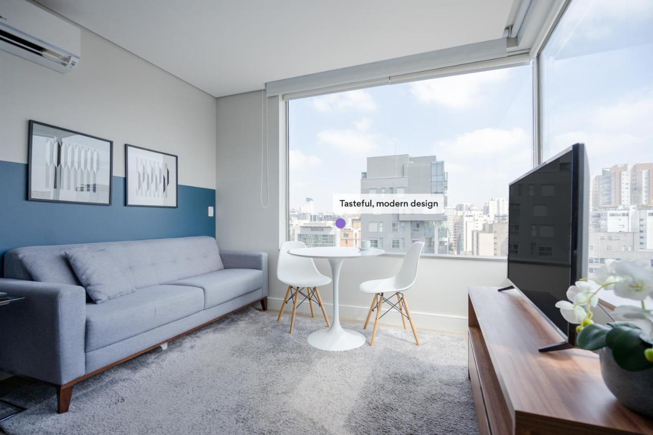 Ap Com Academia, Piscina E Sauna No Predio, Proximo A Faria Lima - Vila Olimpia Apartment Сао Паоло Екстериор снимка