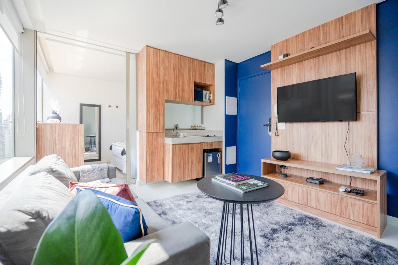 Ap Com Academia, Piscina E Sauna No Predio, Proximo A Faria Lima - Vila Olimpia Apartment Сао Паоло Екстериор снимка